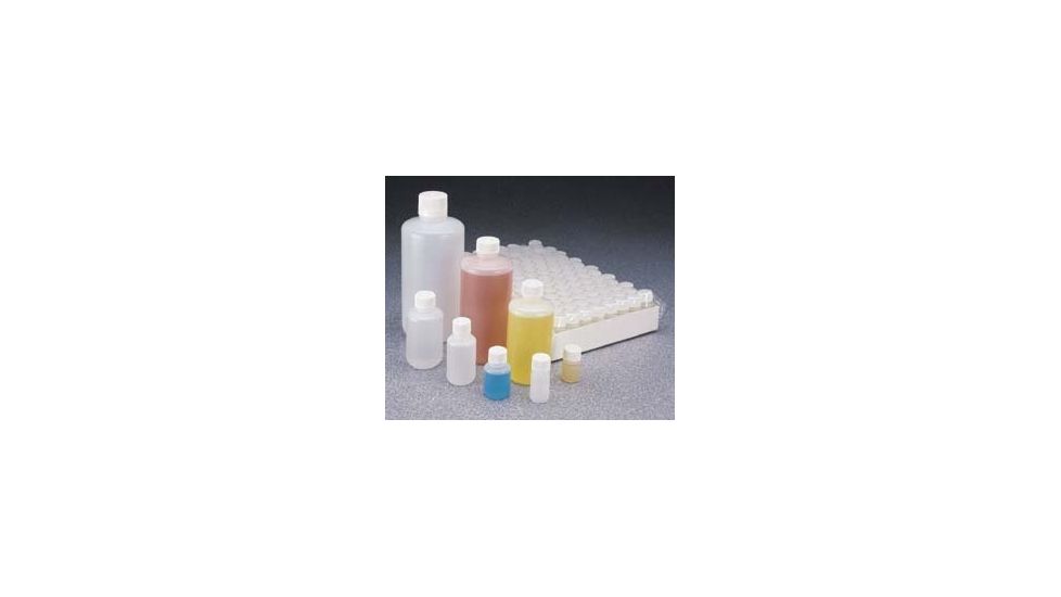 Nalge Nunc High-Density Polyethylene Bottles, Sterile, Narrow Mouth, NALGENE 342089-0001
