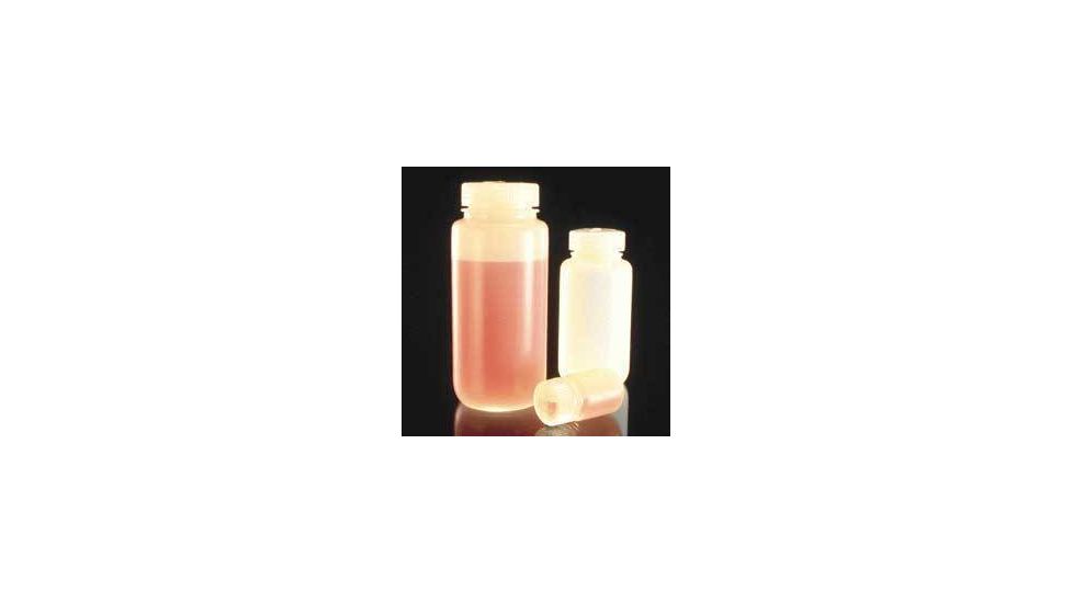 Nalge Nunc Laboratory Bottles, High-Density Polyethylene, Wide Mouth, NALGENE 2104-0048