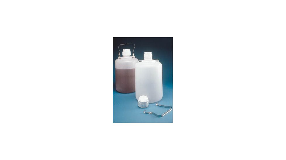 Nalge Nunc Single-Use Carboys, HDPE, NALGENE 2229-0001 Optional Stainless Steel Handle
