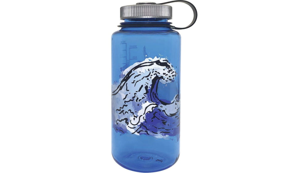 Nalgene Elements Watter Bottle Wide Mouth, 1 Quart, 32oz, Trout/Wind, 682019-0141