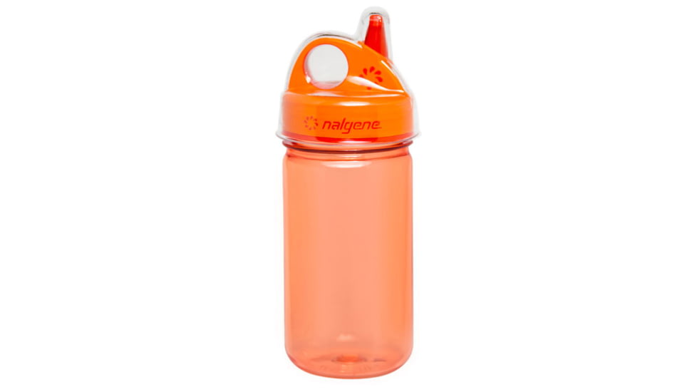Nalgene Grip-N-Gulp Sustain Bottle, Orange, 2182-4212