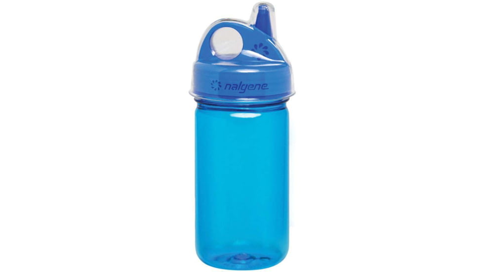 Nalgene Kids Grip-N-Gulp Sustain Water Bottle, 12 oz, Blue, 12oz, 2182-5212
