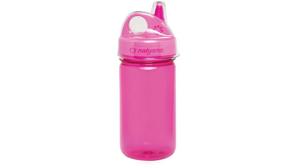 Nalgene Kids Grip-N-Gulp Sustain Water Bottle, 12 oz, Pink, 12oz, 2182-3912