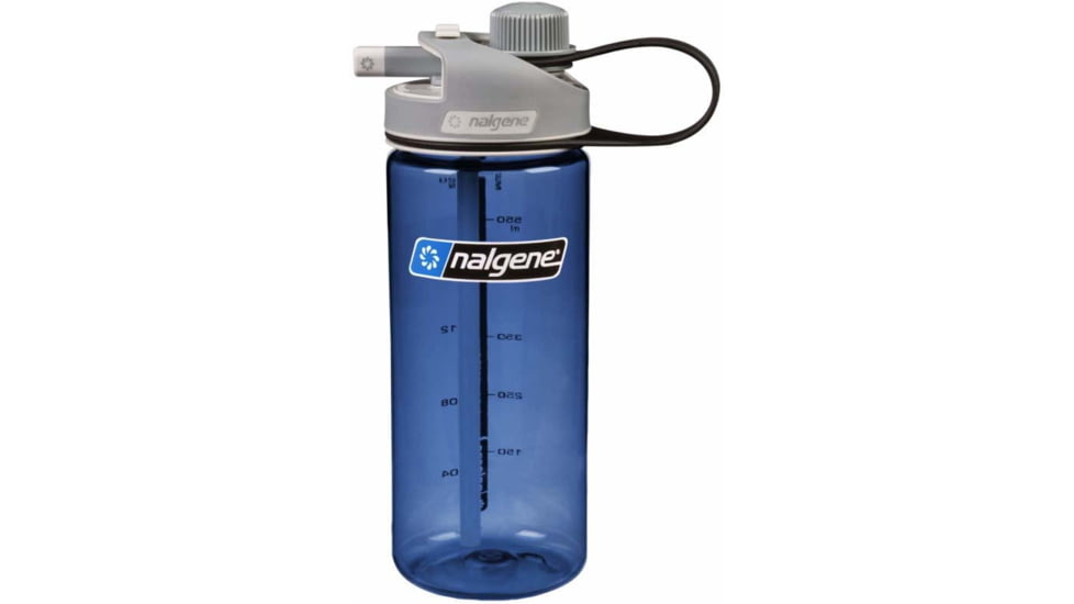 Nalgene Multi-Drink Bottle, 20 oz, Blue, 20oz, 1790-2106
