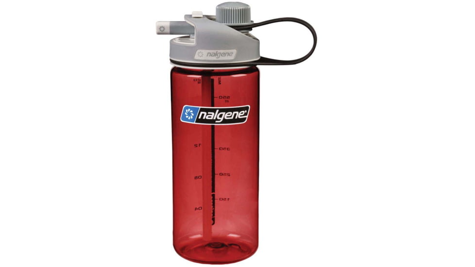 Nalgene Multidrink Sustain Bottle, Red, 20oz, 1790-2112