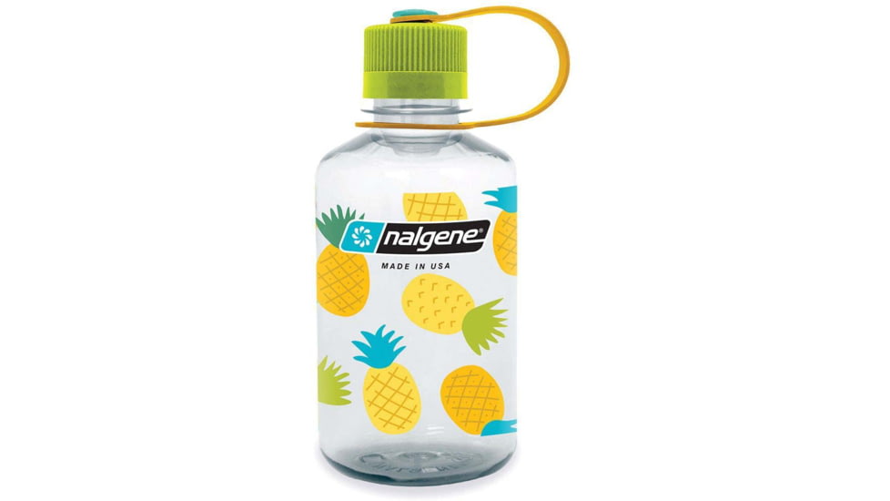 Nalgene Narrow Mouth Bottle, 16oz, Pineapple, 16oz, 682021-0132