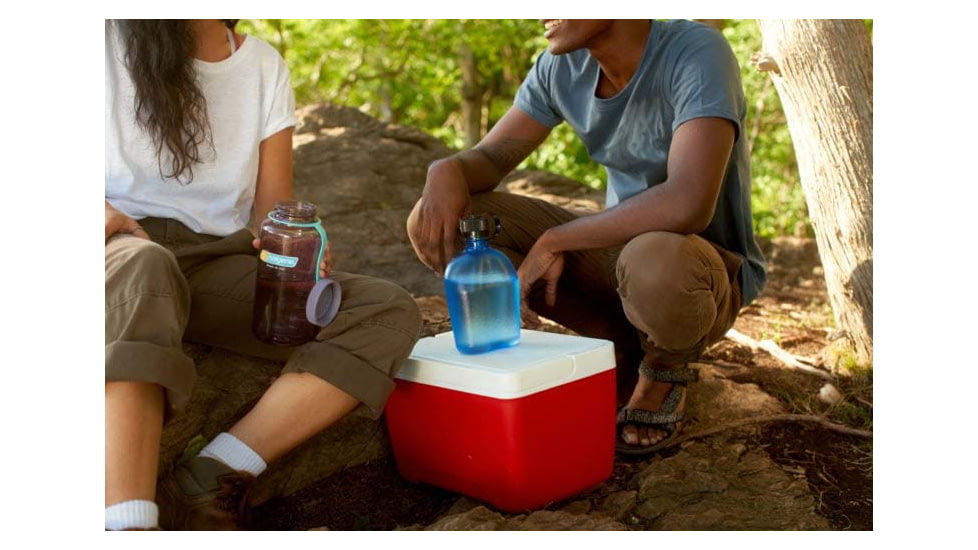 Nalgene Narrow Mouth Oasis Bottle, 32 oz, Blue, 32oz, 1777-9911