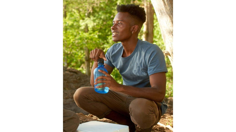 Nalgene Narrow Mouth Oasis Bottle, 32 oz, Blue, 32oz, 1777-9911