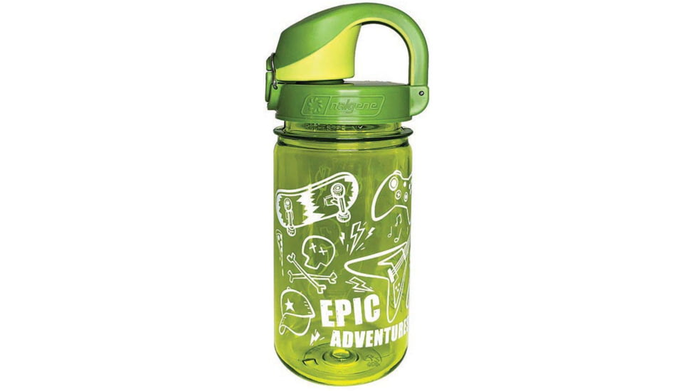 Nalgene On-The-Fly Kids Sustain Bottle w/Graphic, 12 oz, Epic with Sprout Cap, 12oz, 1263-0031