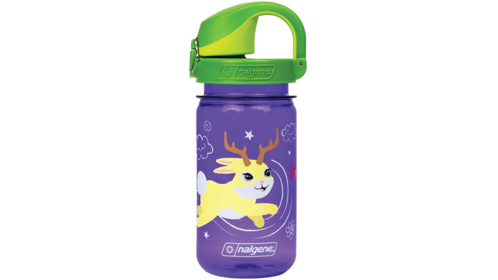 Nalgene On-The-Fly Kids Sustain Bottle w/Graphic, 12 oz, Fantastical Jackelope, 12oz, 1263-0040