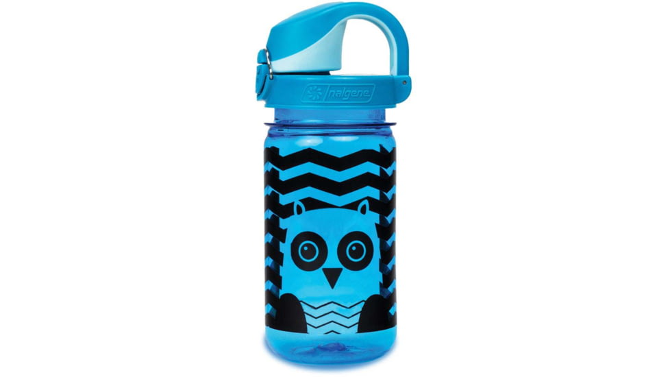 Nalgene On-The-Fly Kids Sustain Bottle w/Graphic, 12 oz, Striped Owl, 12oz, 1263-0035