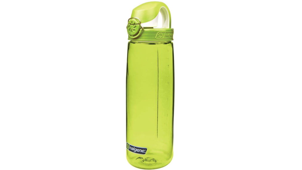 Nalgene On-The-Fly Lock-Top Sustain Bottle, 24 oz, Spring Green, 24oz, 5565-2824
