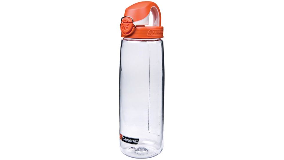 Nalgene Otf Clear W/orange &amp; White Cap 5565-3024