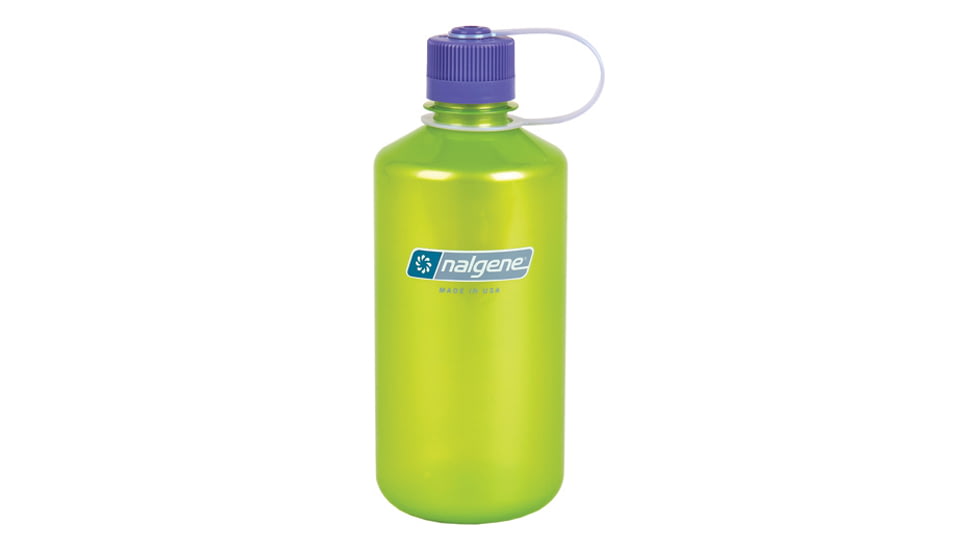 Nalgene Tritan 32 oz. N/M Cap, Key Lime with Purple 703052