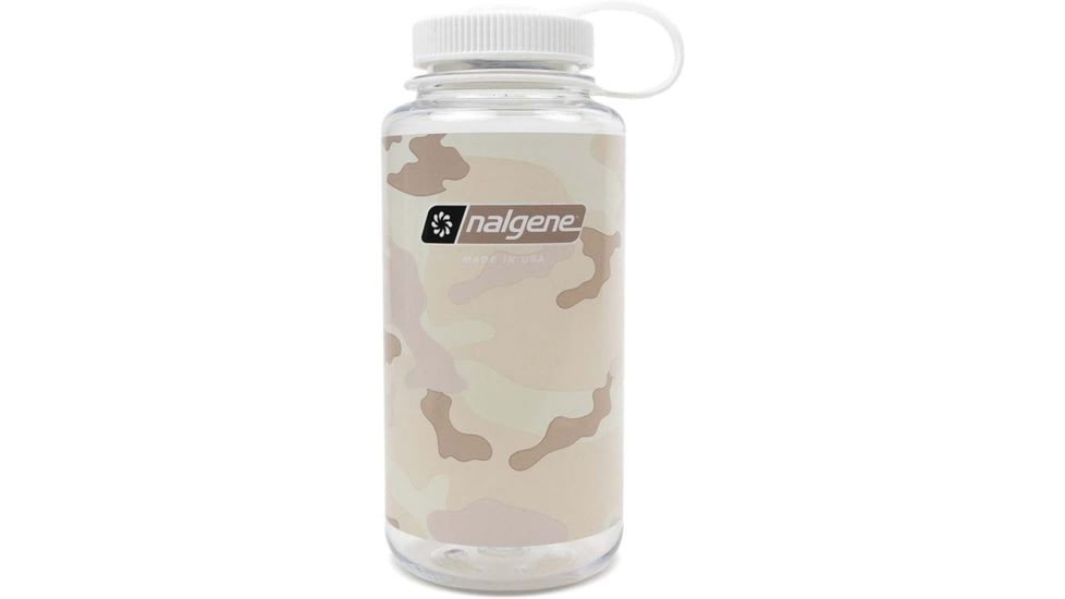 Nalgene Wide Mouth Bottle Sleeve, 32 oz, Camo Clear, 32oz, 682023-0015