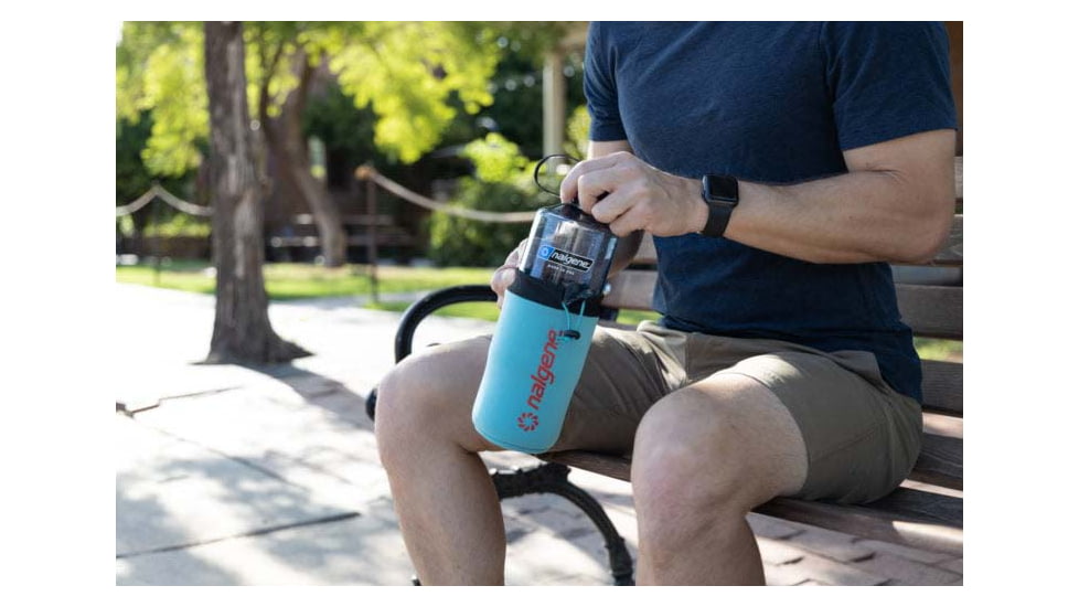 Nalgene Wide Mouth Bottle Sleeve, 32 oz, Capri Teal, 32oz, 2355-0022