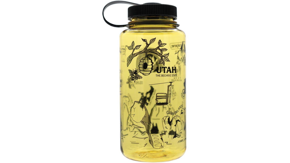 Nalgene Wide Mouth Bottle Sleeve, 32 oz, Utah State Butter, 32oz, 621795