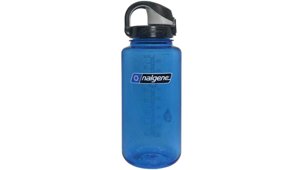 Nalgene Wide Mouth Sustain Bottle w/OTF Cap, Slate, 32oz, 1791-2006