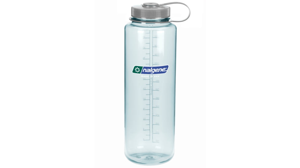 Nalgene Wide Mouth Sustain Silo Bottle, 48oz, Seafoam, 48oz, 2020-0548
