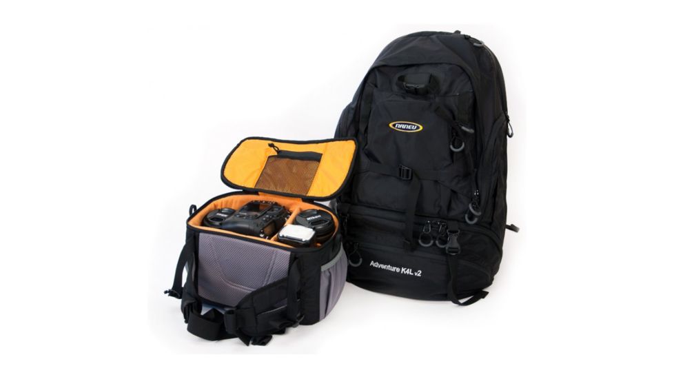 Naneu Adventure K4Lv2 Adventure 35L SLR Backpack, Black K4LV001