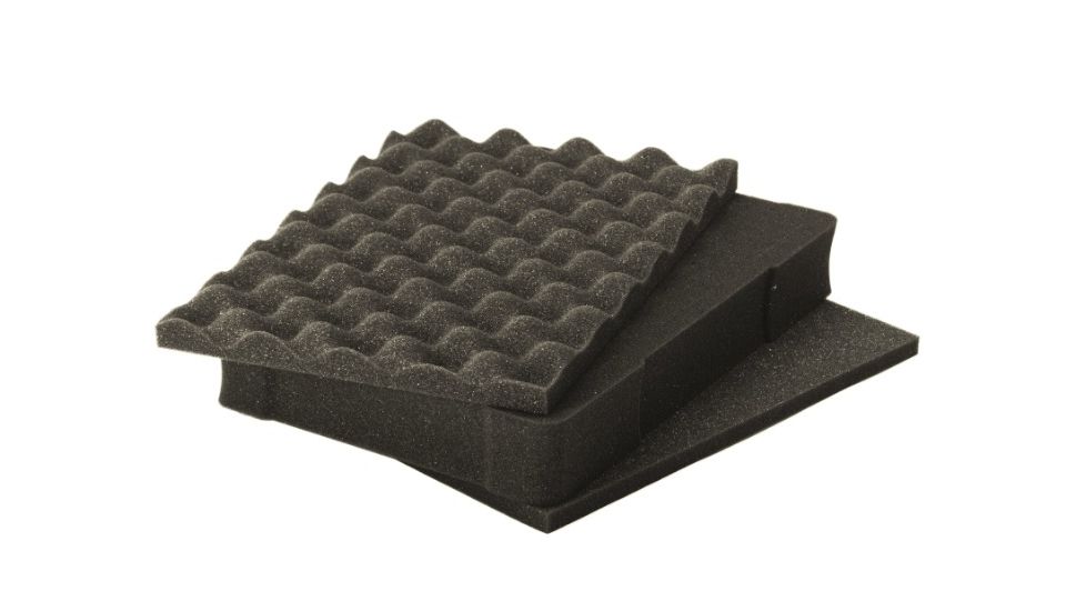 Nanuk 3 Part Foam Inserts for 910 Nanuk Hard Case, Black, 1-91000-K