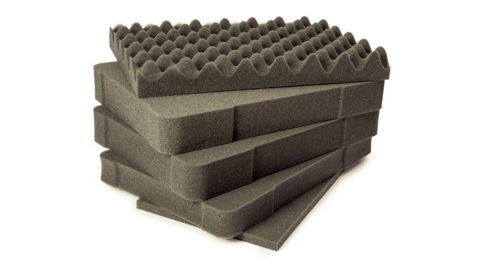 Nanuk 3 Part Foam Inserts for 918 Nanuk Hard Case, Black, 1-91800-K