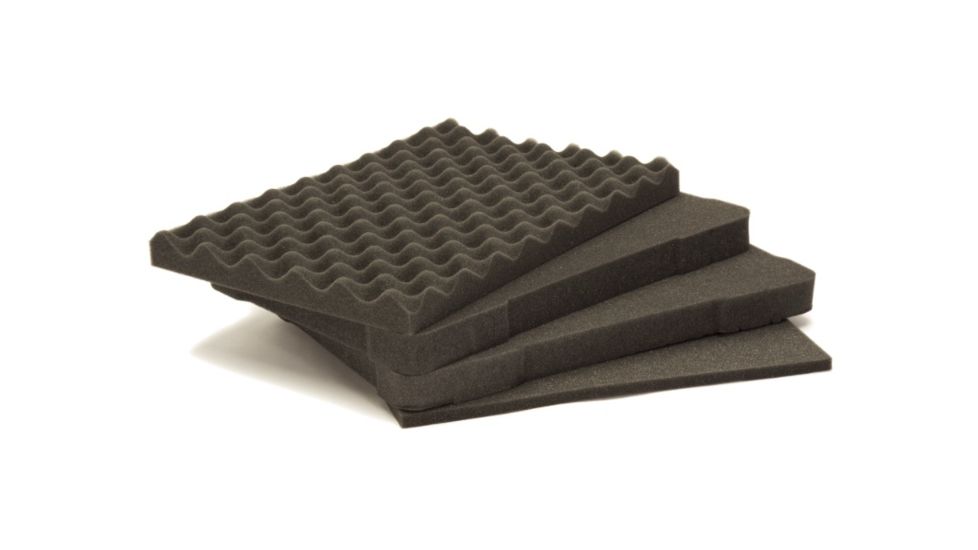 Nanuk 3 Part Foam Inserts for 923 Nanuk Hard Case, Black, 1-92300-K