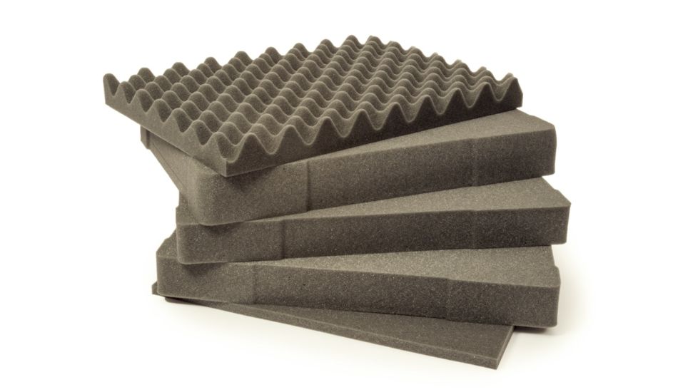 Nanuk 3 Part Foam inserts for 933 Nanuk Hard Case, Black, 1-93300-K