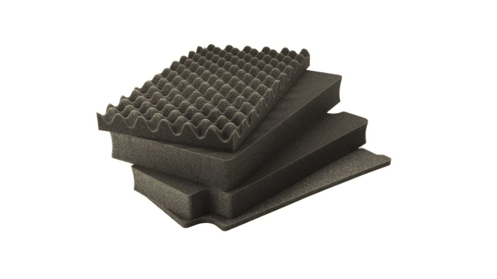 Nanuk 3 Part Foam Inserts for 935 Nanuk Hard Case, Black, 1-93500-K