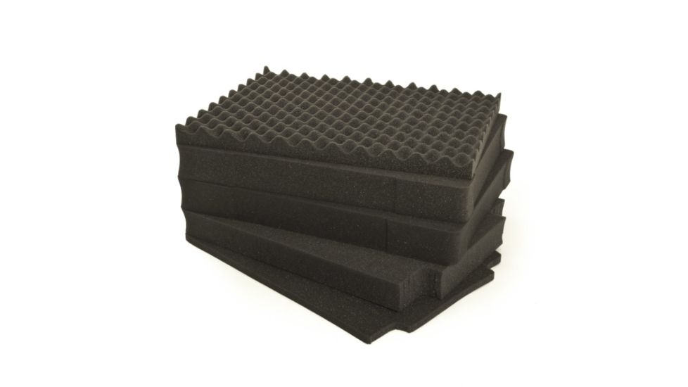Nanuk 6 Part Foam Inserts for 960 Nanuk Hard Case, Black, 1-96000-K