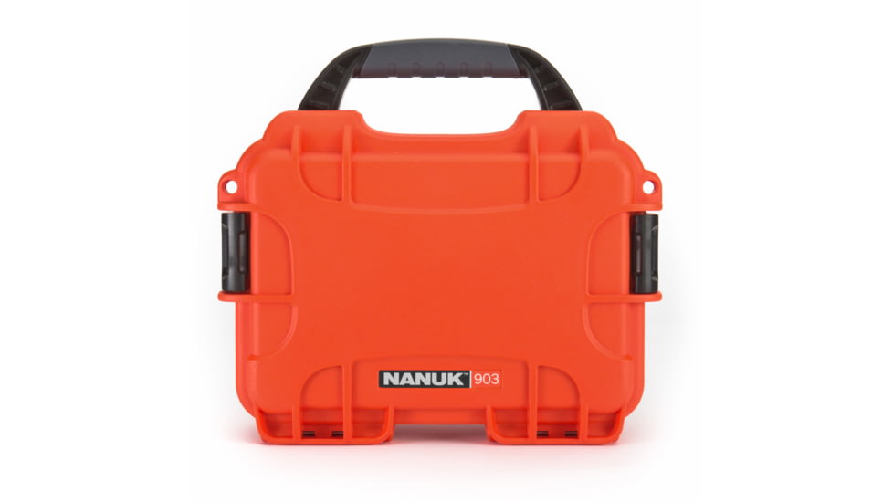 Nanuk 903 Hard Plastic Waterproof Case, Orange, 903S-010OR-0A0