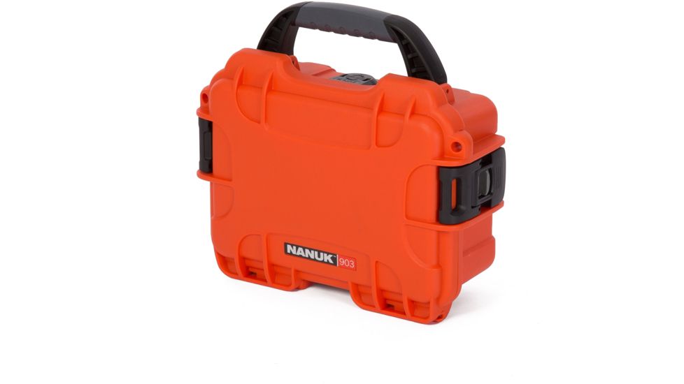 Nanuk 903 Hard Plastic Waterproof Case, Orange, 903S-010OR-0A0