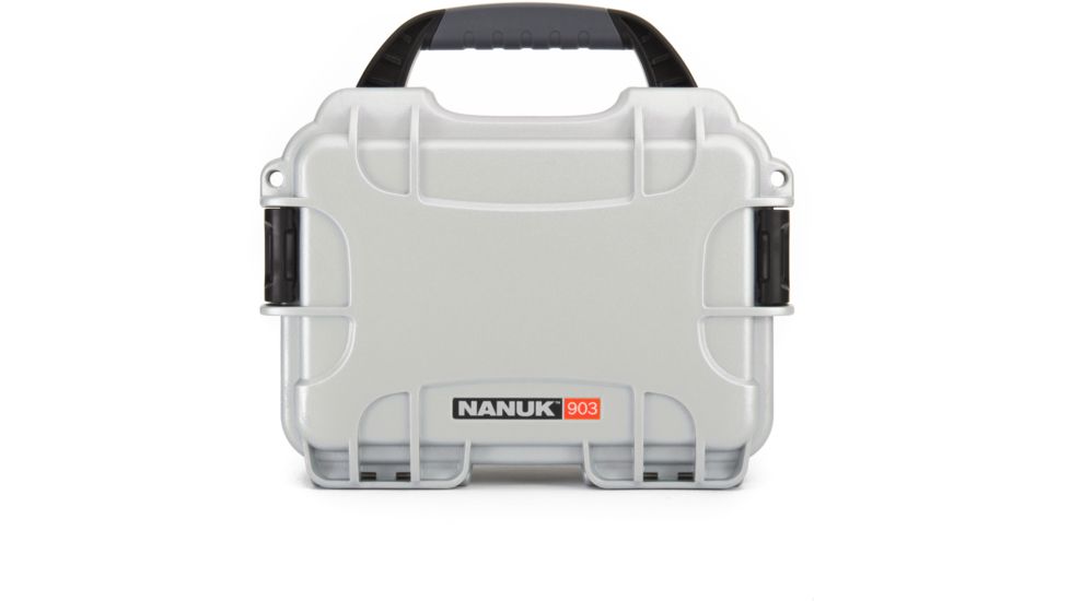 Nanuk 903 Hard Plastic Waterproof Case, Silver, 903S-010SV-0A0