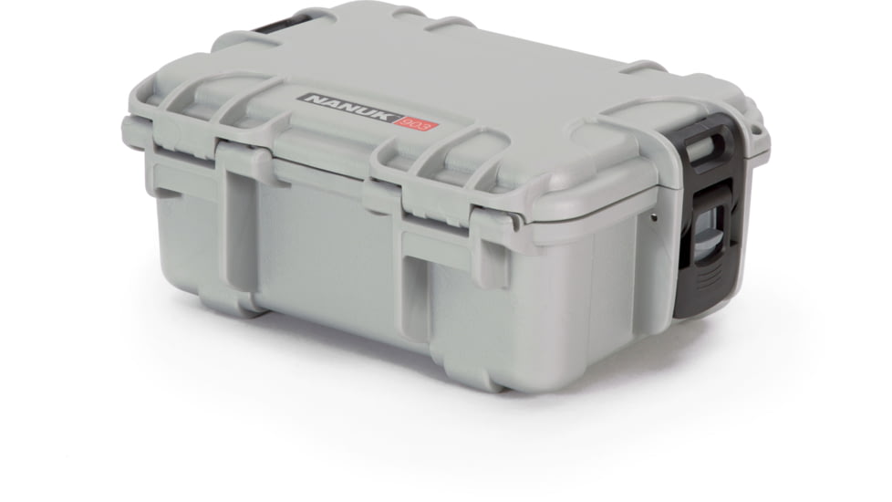Nanuk 903 Hard Plastic Waterproof Case, Silver, 903S-010SV-0A0