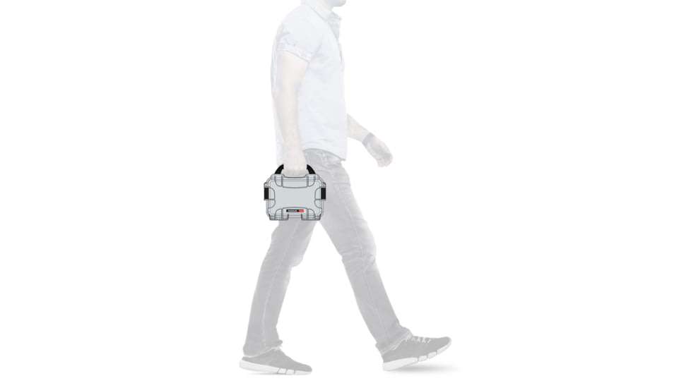 Nanuk 903 Hard Plastic Waterproof Case, Silver, 903S-010SV-0A0