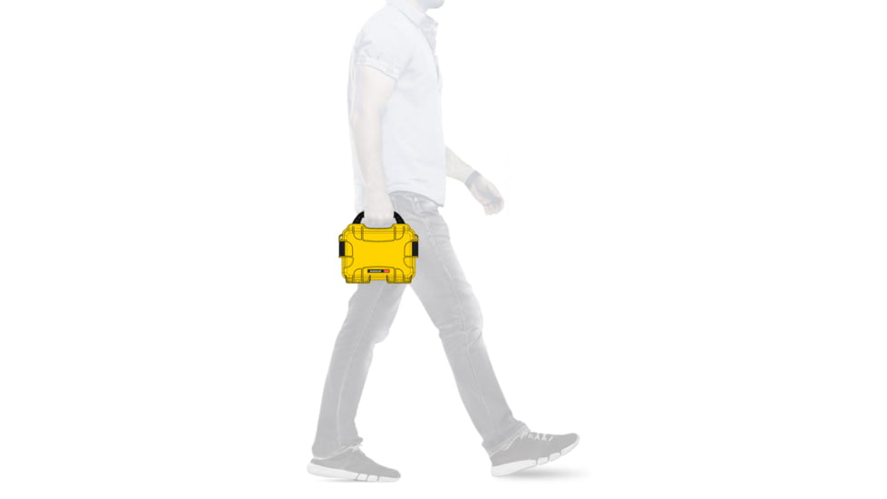 Nanuk 903 Hard Plastic Waterproof Case, Yellow, 903S-000YL-0A0