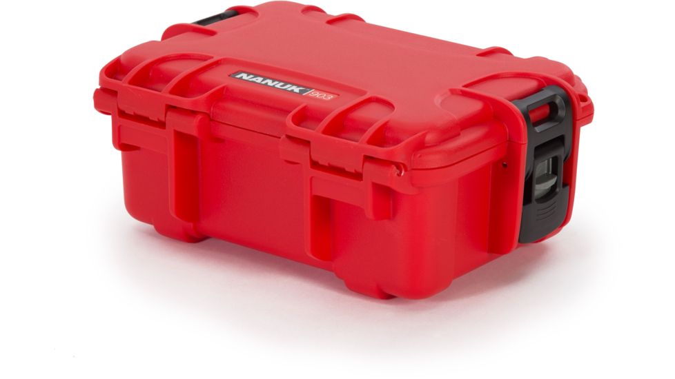 Nanuk 903 Hard Case w/ 3 part Foam Insert, Red, 903S-010RD-0A0