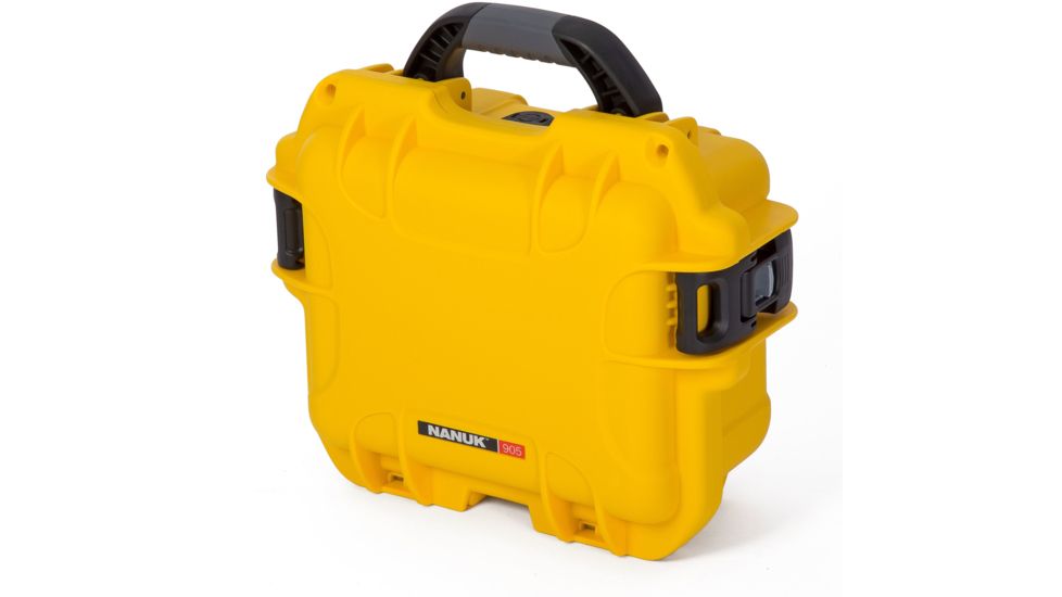 Nanuk 905 Protective Hard Case, 12.5in, Yellow, 905S-000YL-0A0