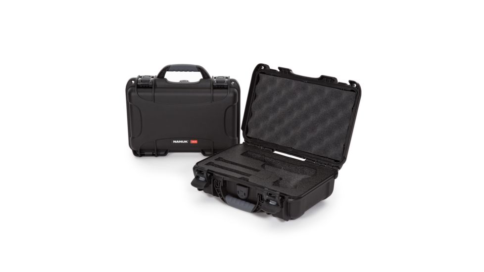 Nanuk 909 Case with Foam for Classic Gun, 12.64in, Black, Small, 909S-080BK-0K0-17341