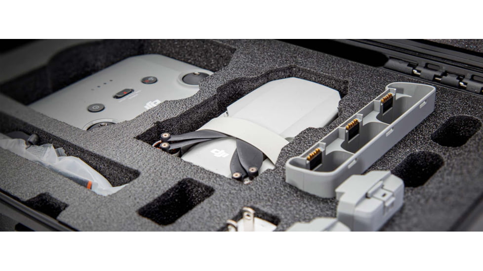 Nanuk 910 Case with Foam Insert for DJI Mini 2 Fly More, Black, 910S-080BK-0A0-20283