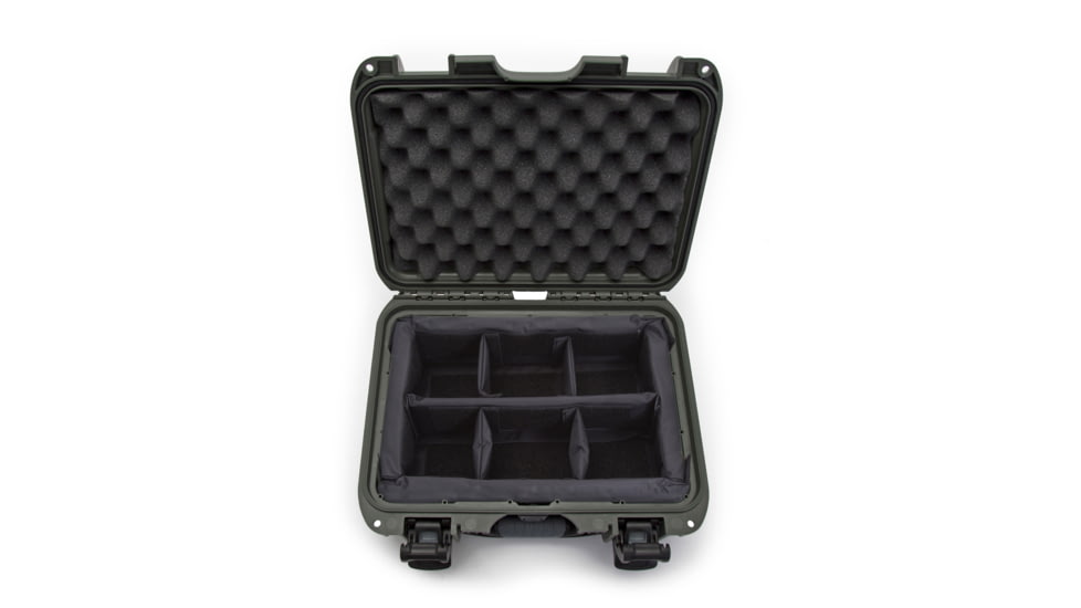 Nanuk 915 Case w/padded divider - Olive, 915S-020OL-0A0