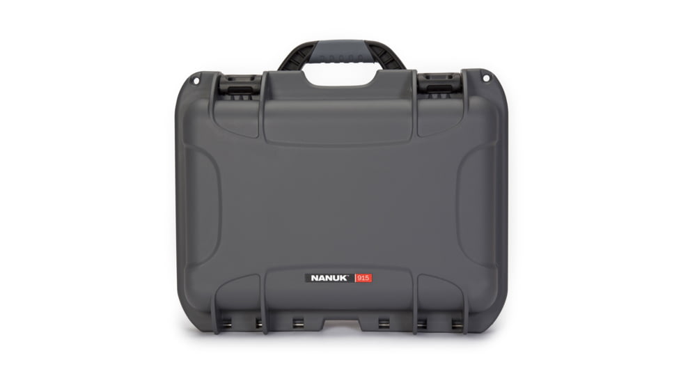 Nanuk 915 Protective Case w/ Cubed Foam, Graphite, Medium, 915S-010GP-0A0