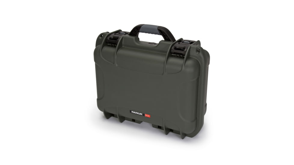 Nanuk 915 Hard Plastic Case, Olive, Medium, 915S-000OL-0A0