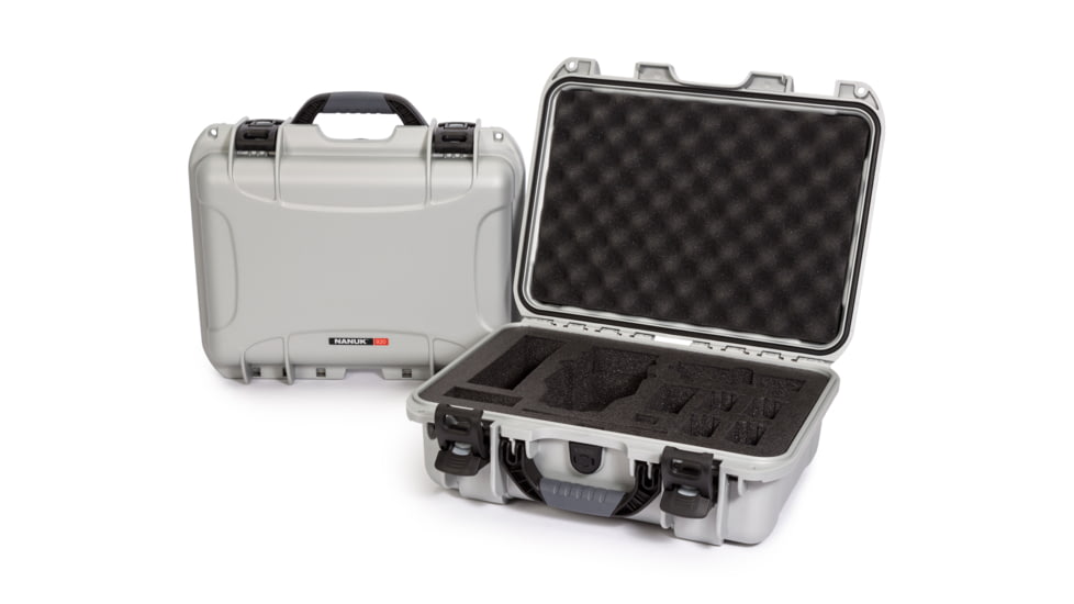 Nanuk 920 Nanuk Case w/foam insert for DJI Mavic, Silver, 920-MAV5