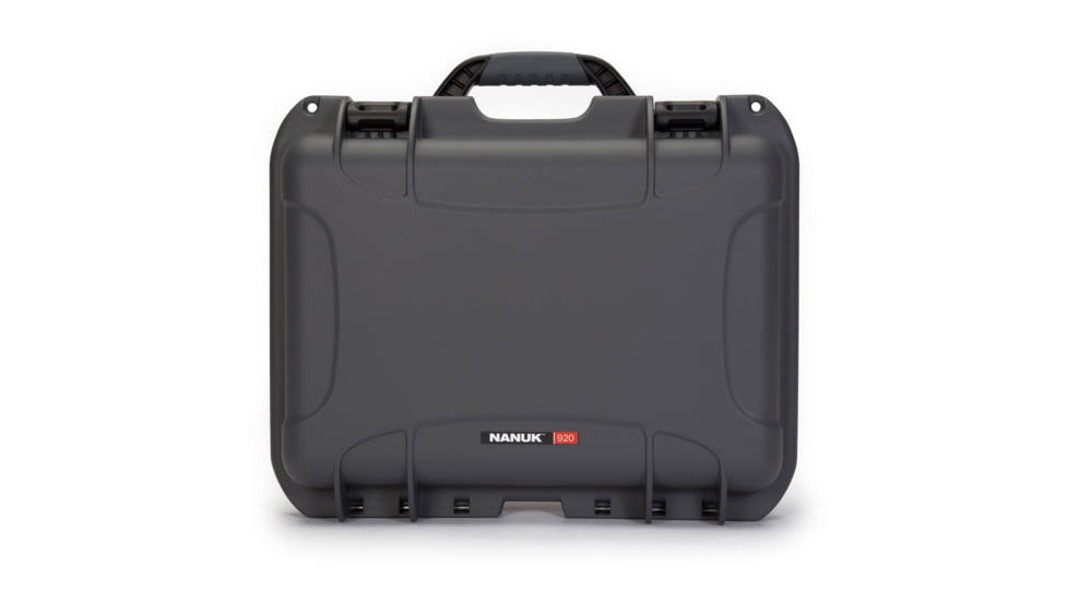 Nanuk 920 Water/Crush Proof Case w/Padded Divider - Graphite, 920S-020GP-0A0