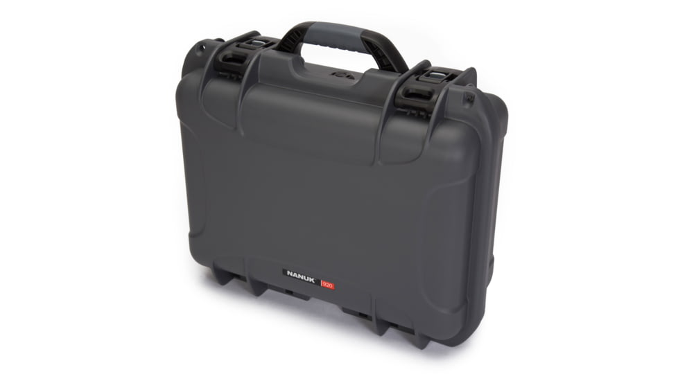 Nanuk 920 Protective Case w/Padded Divider, Graphite, Medium, 920S-020GP-0A0