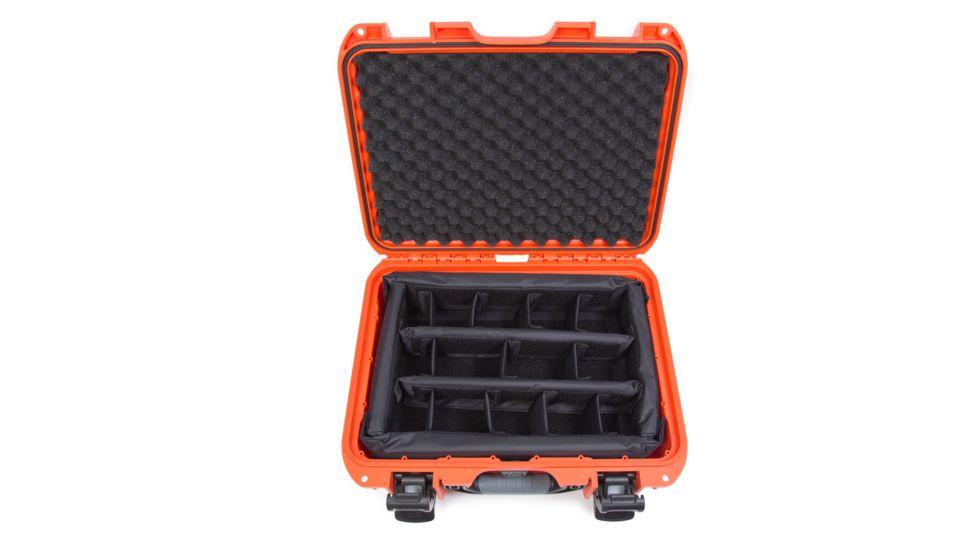 Nanuk 920 Water/Crush Proof Case w/Padded Divider - Orange, 920S-020OR-0A0