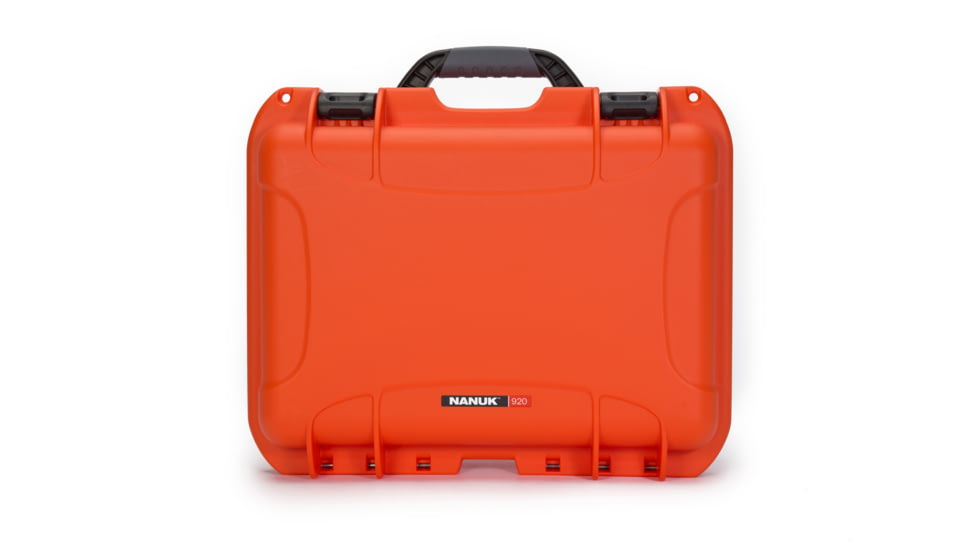 Nanuk 920 Water/Crush Proof Case w/Padded Divider - Orange, 920S-020OR-0A0