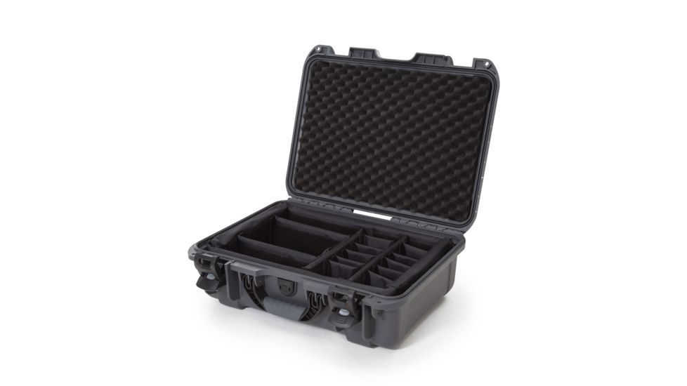 Nanuk 925 Case w/padded divider - Graphite, 925S-020GP-0A0