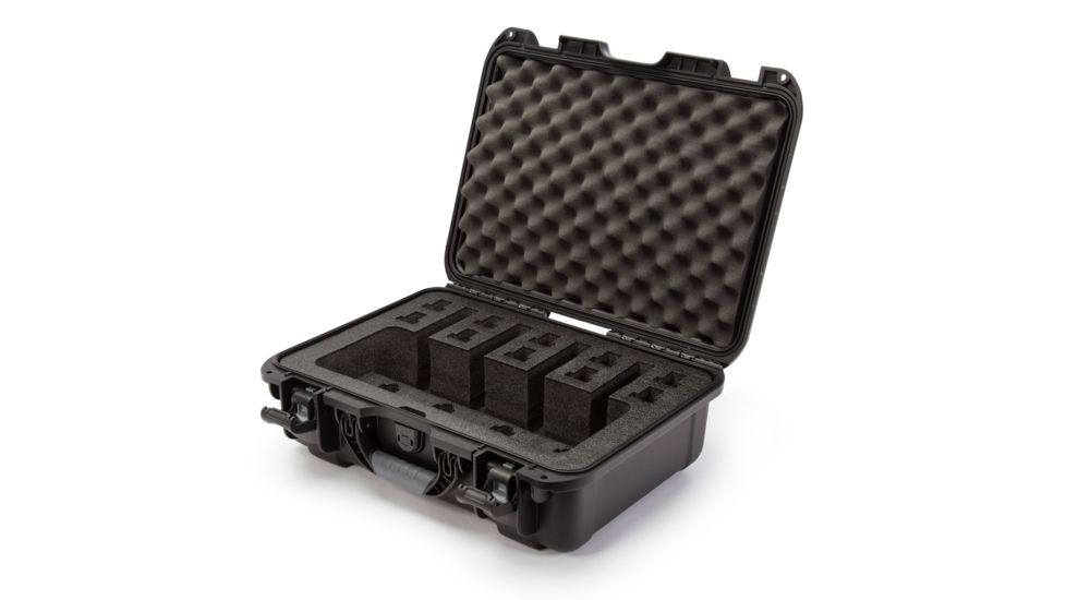 Nanuk 925 4UP Hard Pistol Case w/ Foam Insert for 4UP Pistols, 18.7in, Black, 925S-080BK-0A0-16723